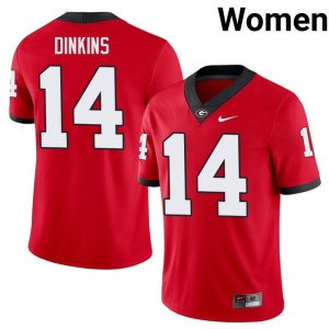 Rasean Dinkins Women's Damn Good Dawgs #14 Game Red Jerseys 168086-705
