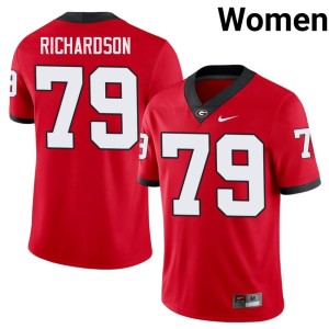 TyQuez Richardson Limited #79 University of Georgia Red Women Jerseys 285229-463