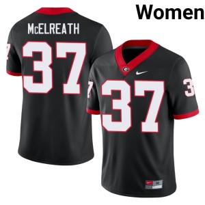 Benjamin McElreath #37 Alumni Dawgs Black Women's Jerseys 705977-109