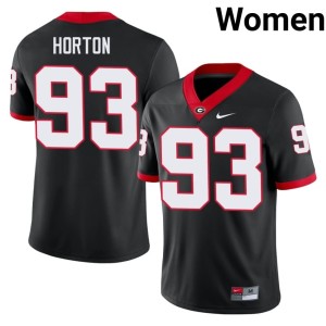 Carter Horton Black Womens 2026-27 Bulldog Nation #93 Jerseys 582284-442