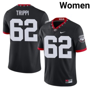 Charley Trippi Black College Dawgs Women #62 Mascot 100th Anniversary Jerseys 821460-993