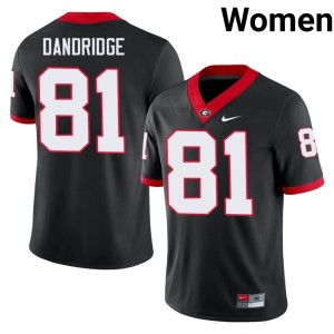 Craig Dandridge Black Women's College #81 DGDs Jersey 998652-970