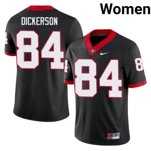 Dallas Dickerson Georgia Bulldogs Womens Black #84 Limited Jerseys 397579-431