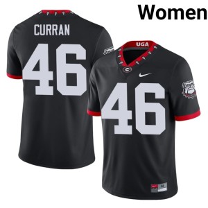 Danny Curran Limited Mascot 100th Anniversary Go Dawgs #46 Black Womens Jerseys 927955-293