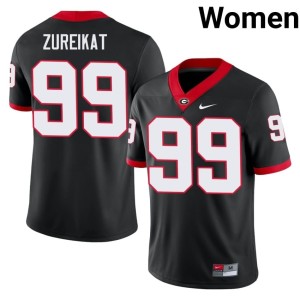 Harran Zureikat High School Women Black Georgia Bulldogs #99 Jersey 547003-894
