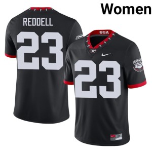Jaden Reddell Go Dawgs University Women's #23 Mascot 100th Anniversary Black Jersey 173499-574