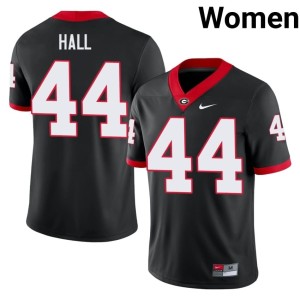 Jordan Hall #44 University of Georgia Bulldogs 2026-27 Womens Black Jersey 990451-536