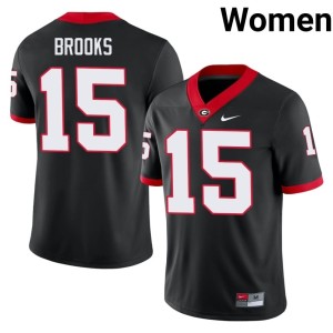 Khamari Brooks UGA Black University Womens #15 Jerseys 165838-888
