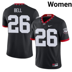 Micah Bell Women Game #26 Mascot 100th Anniversary Black Georgia Jerseys 147920-370