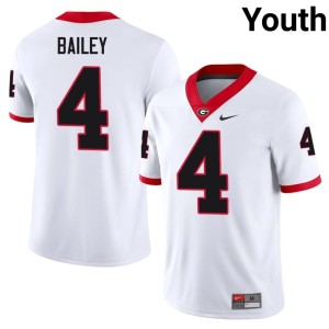 Champ Bailey Damn Good Dawgs #4 Youth NCAA White Jerseys 690026-628