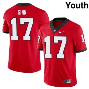 Colter Ginn Alumni Dawgs Youth #17 Red Jerseys 612414-921