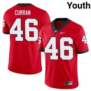 Danny Curran Embroidery UGA Bulldogs #46 Youth Red Jerseys 329694-867