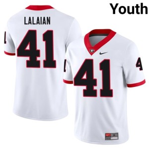 David Lalaian Alumni Youth White Georgia #41 Jersey 965822-303