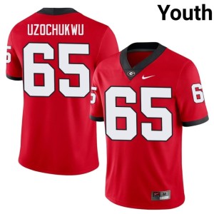 Dennis Uzochukwu #65 Red Alumni Georgia Youth Jerseys 396673-247