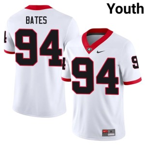 Henry Bates White Youth Official Damn Good Dawgs #94 Jerseys 336133-308
