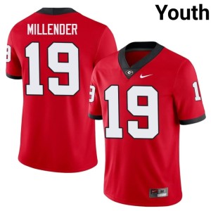 Hezekiah Millender Alumni Red #19 Georgia Youth Jerseys 727586-610