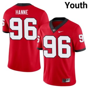 JJ Hanne Limited Red Youth University of Georgia #96 Jersey 886597-639