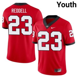 Jaden Reddell #23 Youth UGA Red University Jerseys 436528-510