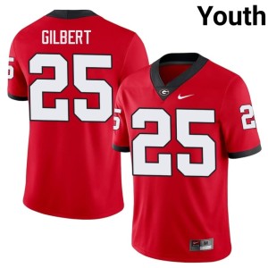 Jontae Gilbert Red Youth #25 UGA University Jersey 596121-750