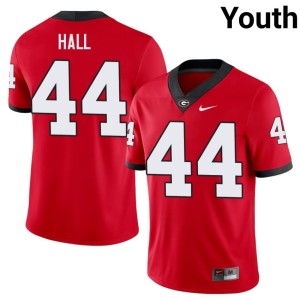 Jordan Hall Red 2025 Georgia Bulldogs #44 Youth Jersey 553054-588