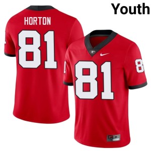 Josh Horton Youth Red DGDs Embroidery #81 Jersey 664993-995