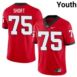 Mason Short Youth #75 Dawgs Alumni Red Jersey 765707-926