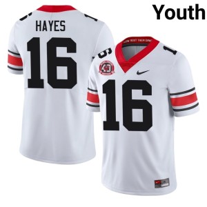 Maurice Hayes #16 University of Georgia Bulldogs White 1980 National Champions 40th Anniversary Youth Alumni Jersey 604023-736