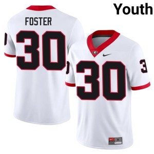 Terrell Foster Bulldog Nation Youth #30 White Alumni Jersey 418359-459