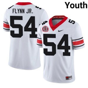 Waltclaire Flynn Jr. White #54 Alumni Youth Go Dawgs 1980 National Champions 40th Anniversary Jerseys 989296-100