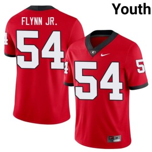 Waltclaire Flynn Jr. Youth 2025 Red #54 Dawgs Jersey 381122-821