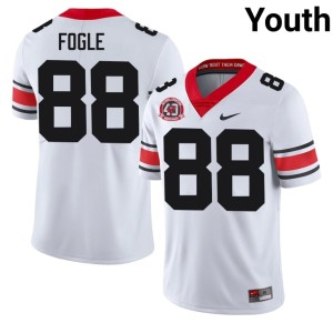 Brayden Fogle UGA 1980 National Champions 40th Anniversary White High School #88 Youth Jerseys 524833-528