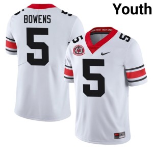Chauncey Bowens 1980 National Champions 40th Anniversary NCAA Youth #5 White Go Dawgs Jerseys 348259-662