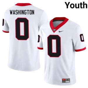 Darnell Washington Youth Replica #0 Damn Good Dawgs White Jerseys 307946-770