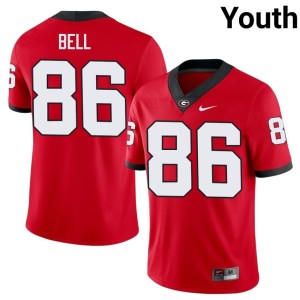 Dillon Bell Youth Red #86 University Georgia Jerseys 894169-714