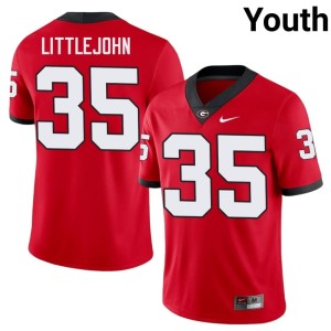 Elijah Littlejohn #35 College Youth UGA Bulldogs Red Jersey 501129-931
