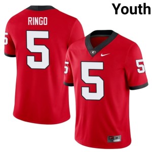 Kelee Ringo #5 Red Embroidery UGA Youth Jerseys 483282-426