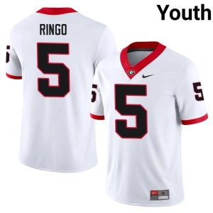Kelee Ringo Youth High School White #5 DGDs Jerseys 136644-386