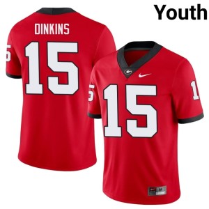 Khamari Brooks UGA #15 College Red Youth Jersey 273864-712