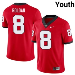 Landon Roldan #8 Georgia Youth College Red Jerseys 398869-887