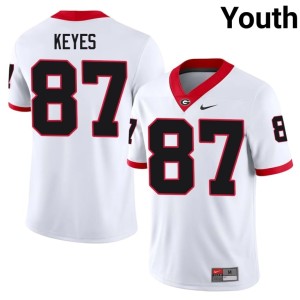 Lincoln Keyes Damn Good Dawgs Youth Official White #87 Jersey 130164-182