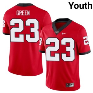 Tyriq Green University of Georgia Youth Official Red #23 Jersey 336234-892