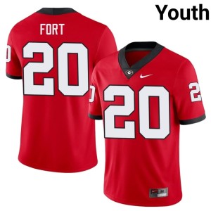 Zech Fort DGDs #20 Red Official Youth Jersey 921859-969