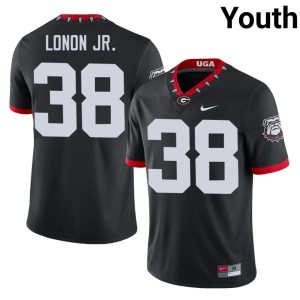 AJ Lonon Jr. 2026-27 #38 Damn Good Dawgs Youth Black Mascot 100th Anniversary Jerseys 827585-422