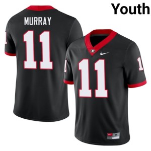 Aaron Murray Player Youth #11 Black Georgia Bulldogs Jersey 466300-203