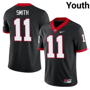 Arian Smith NCAA Youth University of Georgia #11 Black Jersey 660751-268
