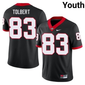 Brody Tolbert #83 Black Go Dawgs Replica Youth Jerseys 554521-703
