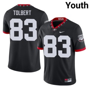 Brody Tolbert Youth Mascot 100th Anniversary Limited DGDs #83 Black Jerseys 946895-135