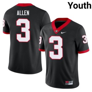 CJ Allen Youth 2026-27 Black #3 Dawgs Jersey 764062-896