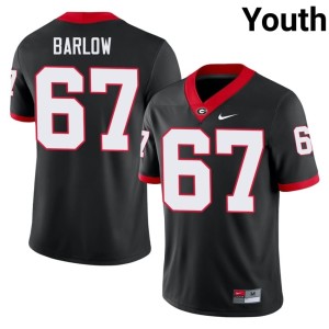 Clinton Barlow Youth 2025 Black Damn Good Dawgs #67 Jersey 872956-860