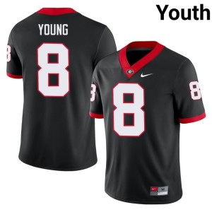 Colbie Young Youth Limited Black UGA Bulldogs #8 Jersey 168757-771